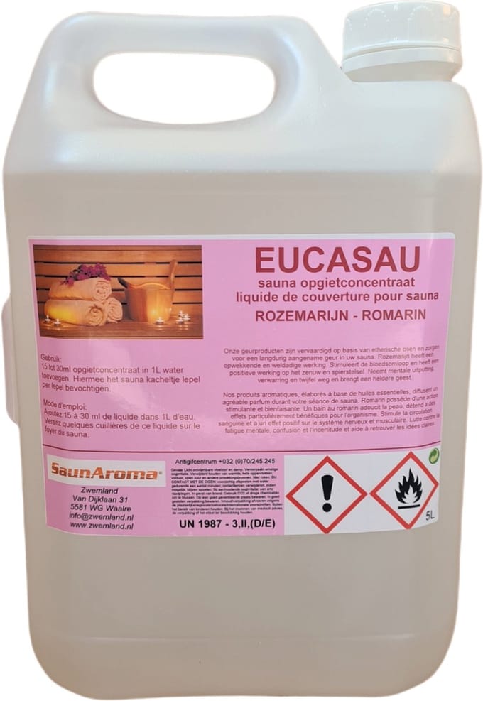 Sauna opgietmiddel Rozemarijn 5 Liter