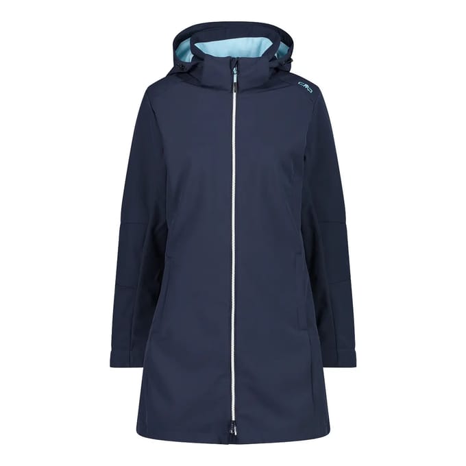 Dames parka met rits en capuchon CMP