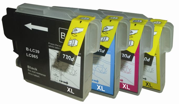 SecondLife - Multipack Brother LC 985 BK  C  M en Y