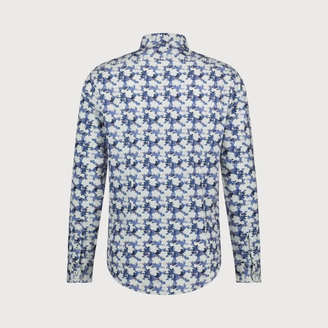 Blue Industry Cotton print overhemd |
