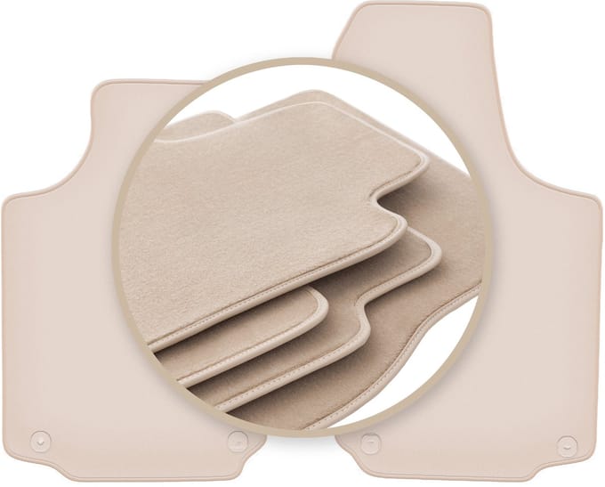 PREMIUM beige matten voor: Opel Tigra B TwinTop, cabrio 2003-2008