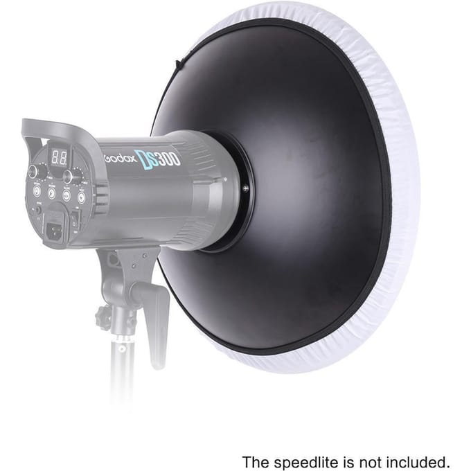 Studio Fotografie 41cm 16 Inch Speedlite Strobe Verlichting Diffuser Beauty Dish Lampenkap Bowens Mount met Reflector gray