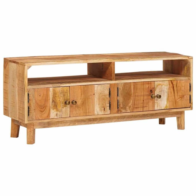 vidaXL - Opbergkasten - Bruin - 110 - x - 30 - x - 45 - cm - Massief - Mango - Hout