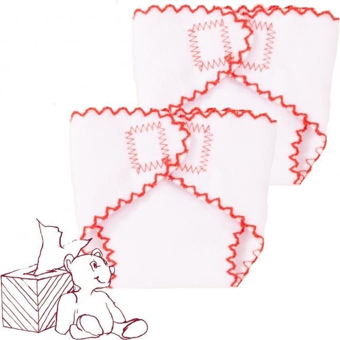 Götz poppenverzorging wasbare luiers set van 2 voor pop van 30-33cm