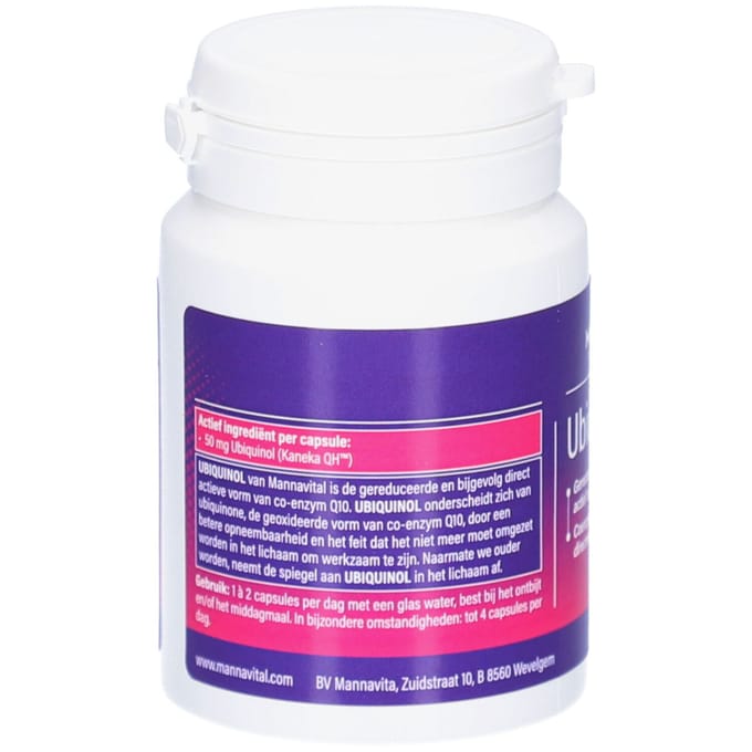 Mannavital Ubiquinol 60 Capsules