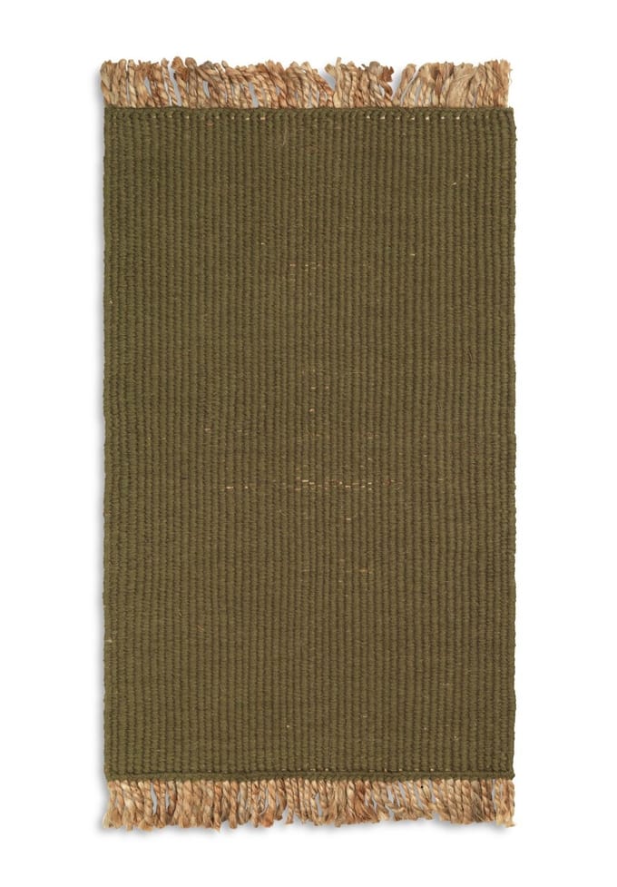 Ferm Living Blokmat - olive/natural