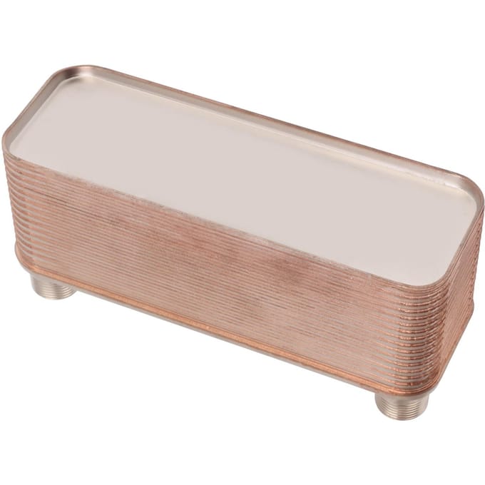 Plaatkoeler RVS Gesoldeerde Platenwarmtewisselaar Wortkoeler voor Bierwort Water white