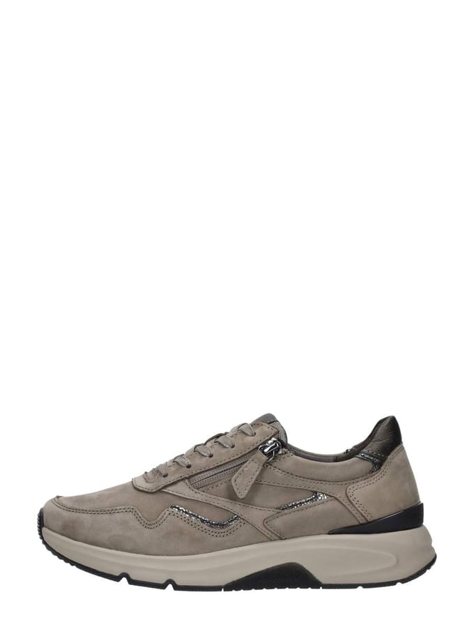 Gabor Rollingsoft Veterschoenen Laag - taupe