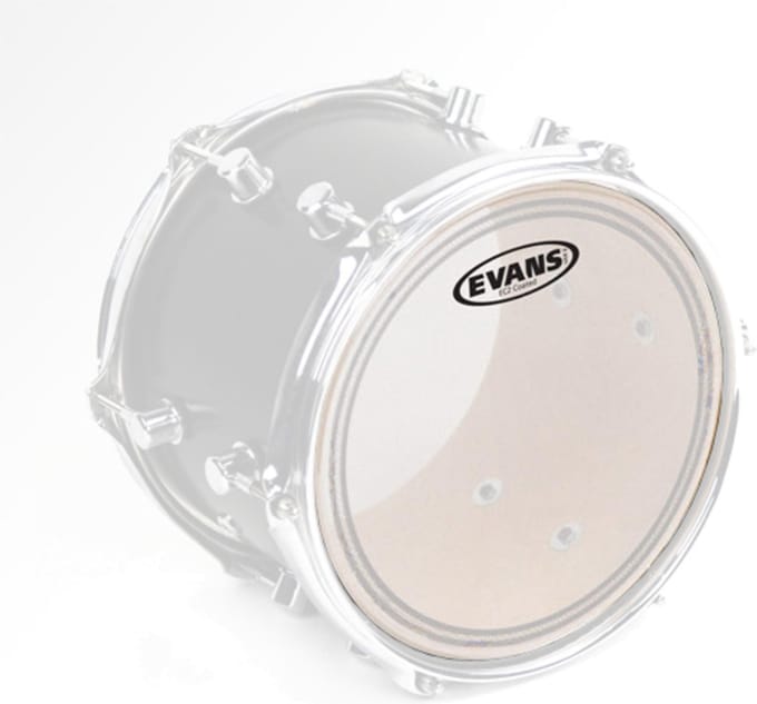 Evans EC2 Coated SST 8", B08EC2S, Tom Batter - Tom vel