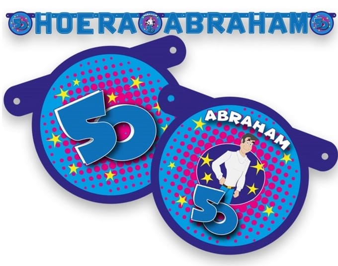 Paperdreams - Abraham - Letterslinger 'Hoera ' (140cm)