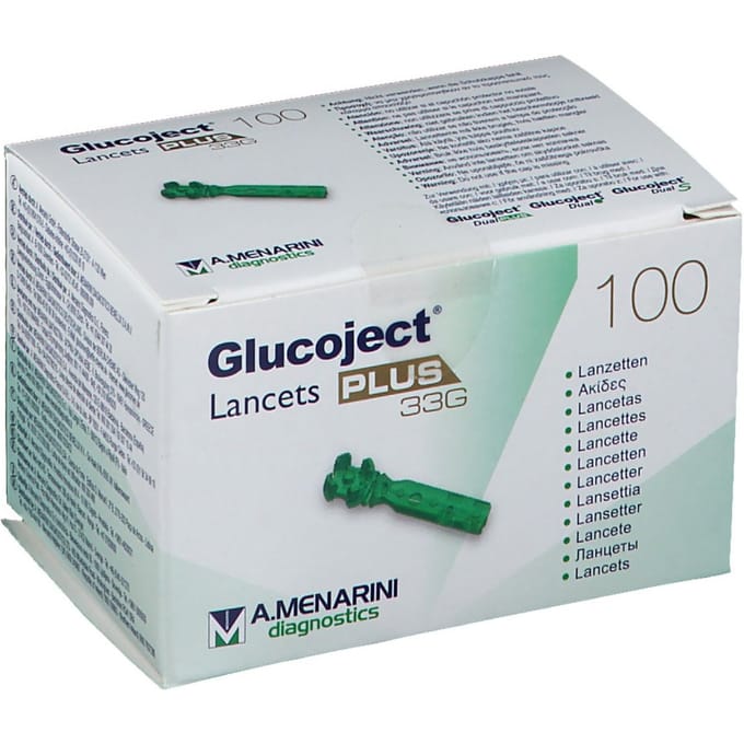 Glucoject Plus 33g 44121 100 Lancetten