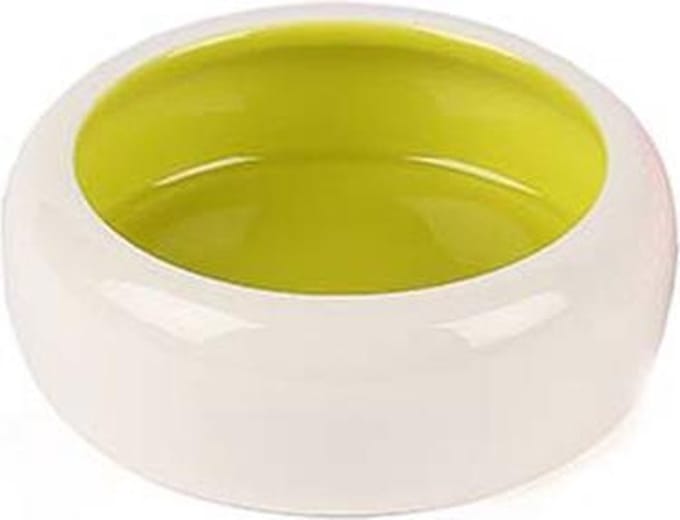 Happy pet drinkbak tegen morsen wit / groen