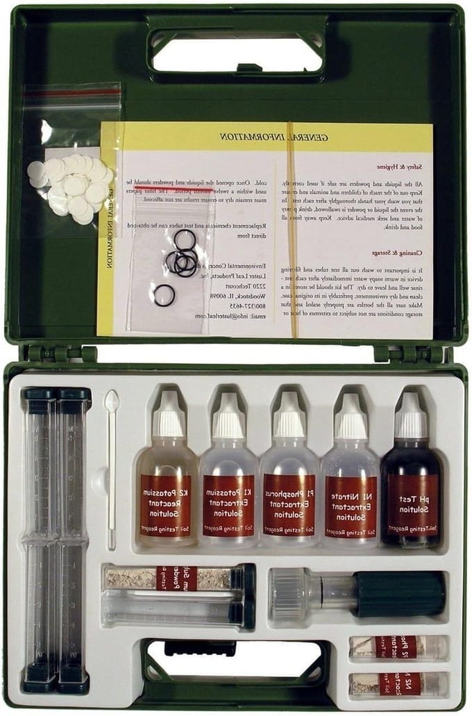 Bodemtestkit Gazon Bloem - Planten Tester Tuin - Bodem Analyse - 80 Tests Inclusief - 20 pH NPK - Multicolor