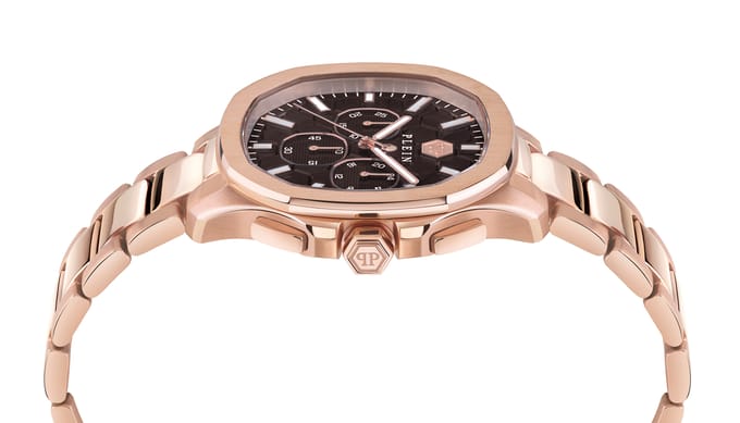 Philipp Plein $keleton $pectre PWSAA0623 Horloge - Staal - Rosékleurig - Ø 44 mm