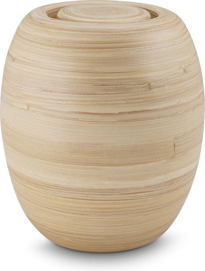 Bakka bamboe urn - hout