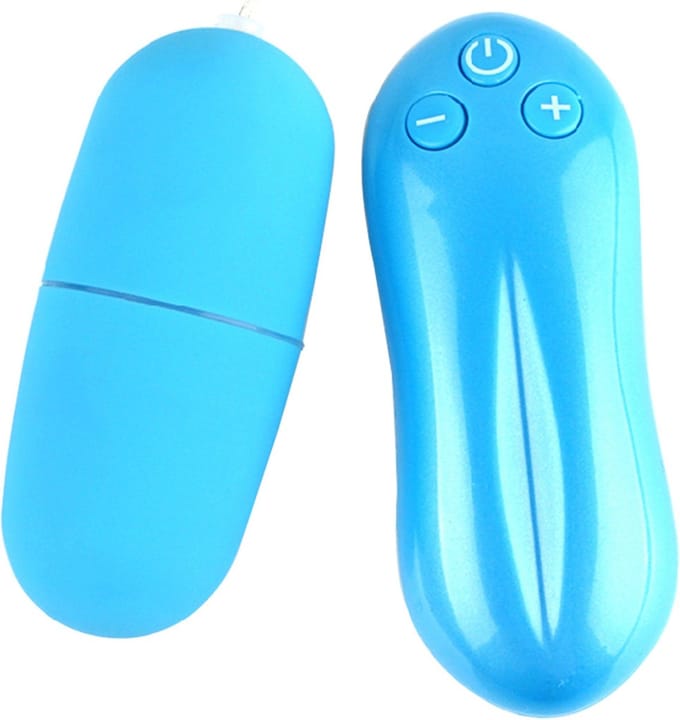 Mouse - Vibrerend Eitje met Afstandsbediening - Blauw