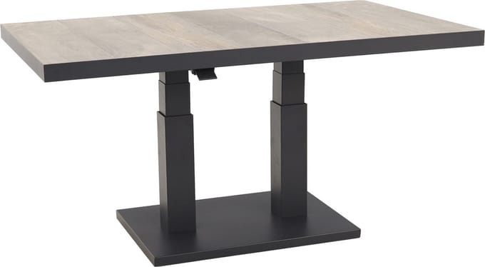 Jersey verstelbare tuintafel - 140 x 85 cm.