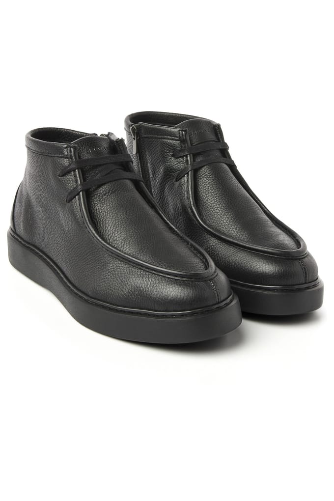 Nubikk Steve Ryan Mid (m) Black Leather Taglia: 43 | Stivali Outlet | Uomo | Nero