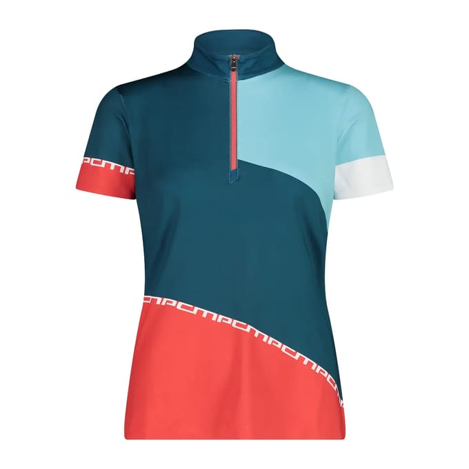 Dames-T-shirt met halve rits CMP