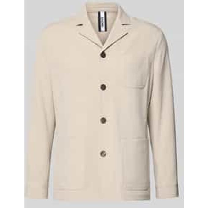 relaxed fit overhemdjack met viscose model 'Bill'