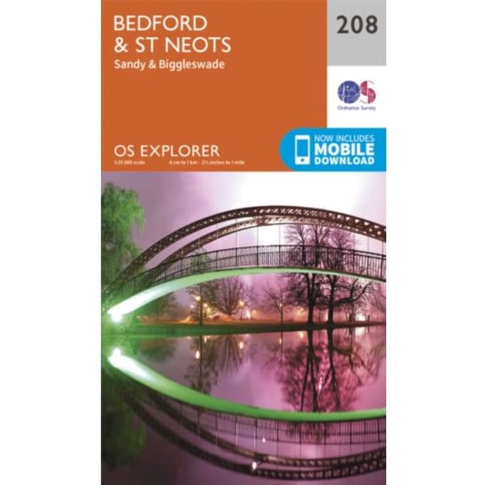 Bedford And St.Neots, Sandy And Biggleswade - Ordnance Survey