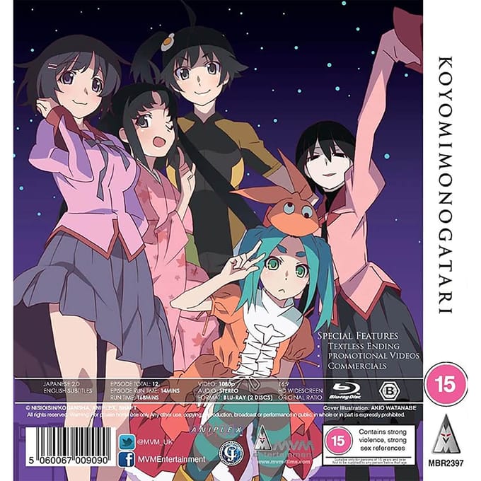 Anime - Koyomimonogatari