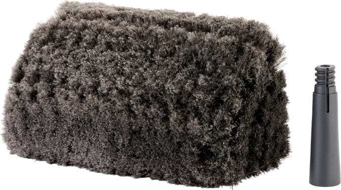 D&L Professionele Vijfzijdige Wasborstel - 25cm - Zwart