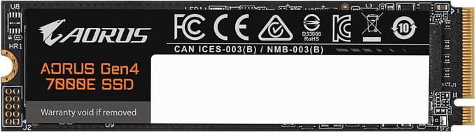 GIGABYTE AORUS Gen4 7000E 2 TB M.2 PCI Express 4.0 NVMe 3D TLC NAND