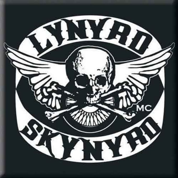 Lynyrd Skynyrd - Biker Patch Logo - Koelkast Magneet - 7.5 x 7.5 cm