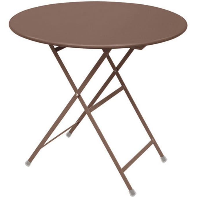 Emu Arc en Ciel klaptafel - rond - donkerbruin