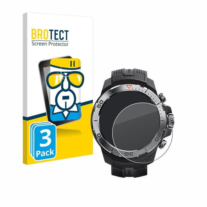 BROTECT - Glas Screenprotector voor Xiaomi Mibro GS Explorer - Gehard Beschermglas 9H 3 Stuks