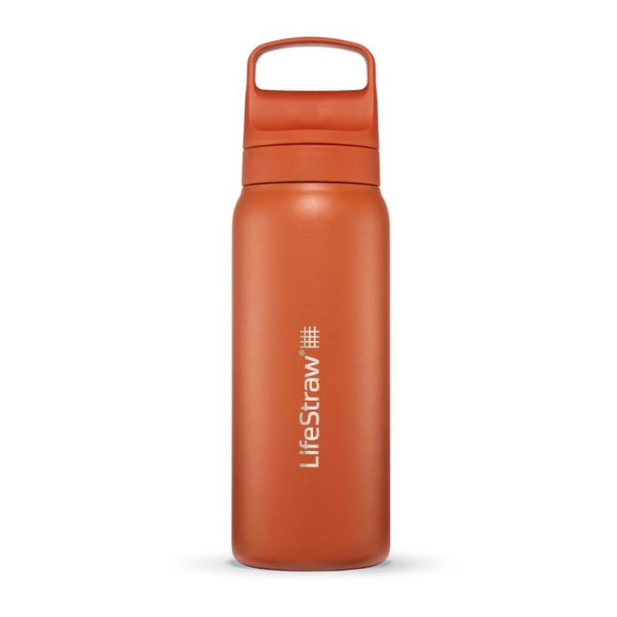 LifeStraw waterfilterfles Go 2.0 Kyoto Orange RVS geïsoleerd 700 ml - Oranje