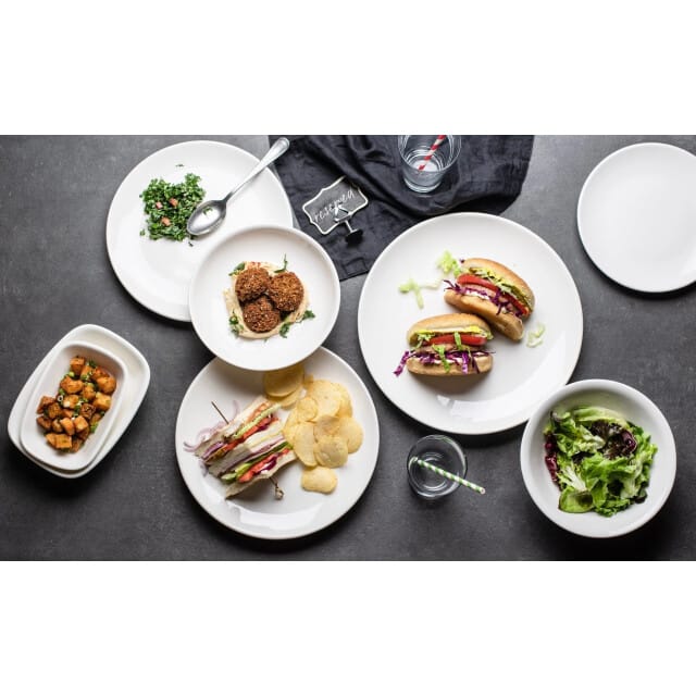 Bonna Dinerbord - Gourmet - Porselein - 30 cm - set van 6