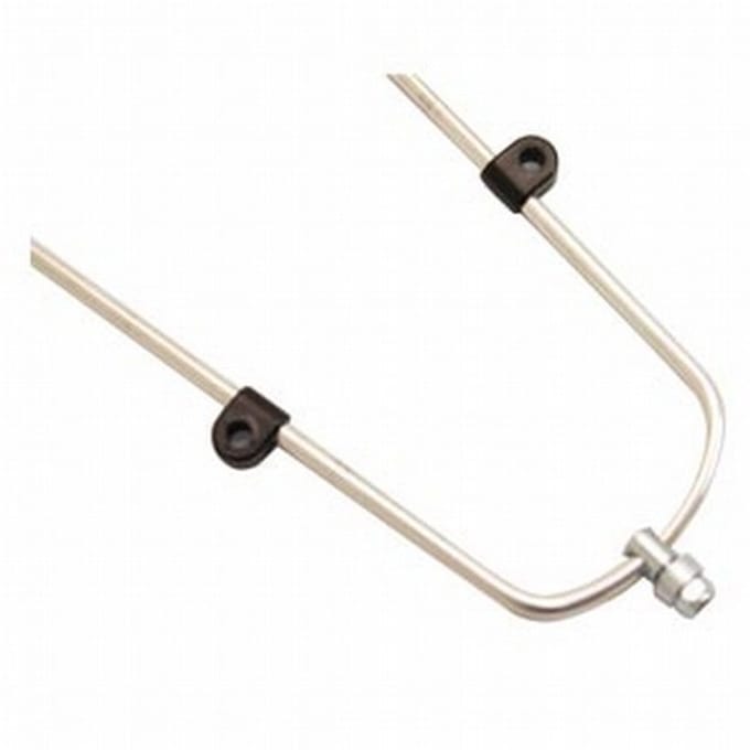 Mirage Spatbordstang-set aluminium - 5mm diameter - 45mm breed - 28 inch - zilver