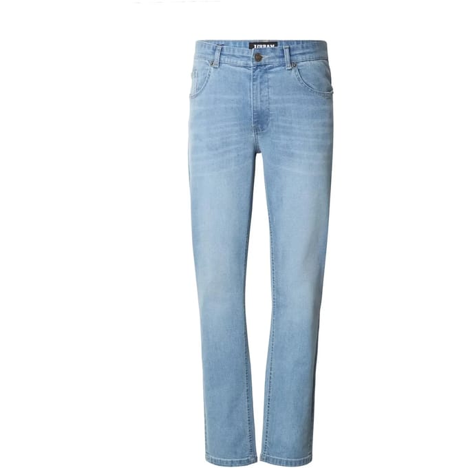 Urban Classics - Basic Slim Fit Jeans Broek rechte pijpen - Taille, 40 inch - Blauw