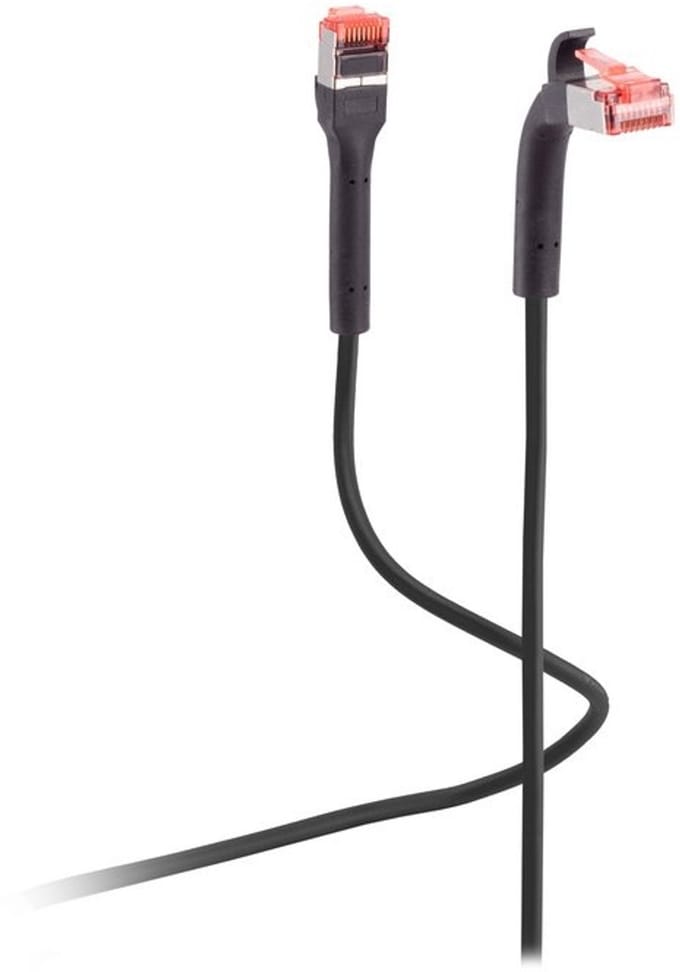 Flexline®-Patchkabel cat. 6A Armored (Trittfest), U/FTP, grau, 20m