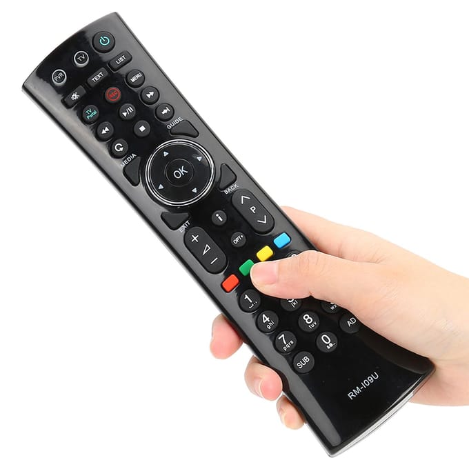 46 Toetsen Televisie Afstandsbediening ABS Vervanging voor Humax RMI09U  HDR2000T PVR black