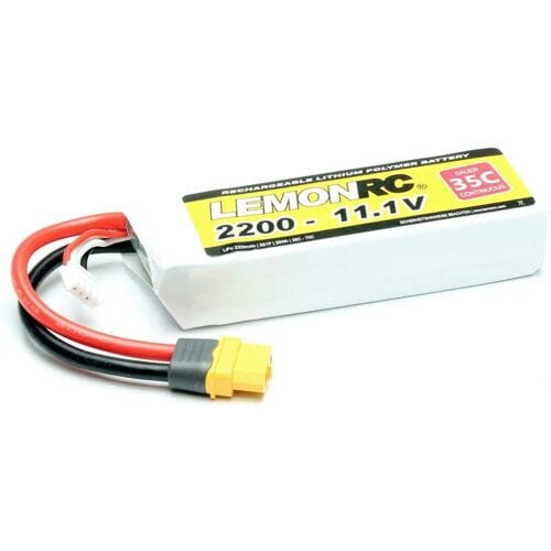 LemonRC LiPo accupack 11.1 V 2200 mAh Aantal cellen: 3 35 C Softcase XT60