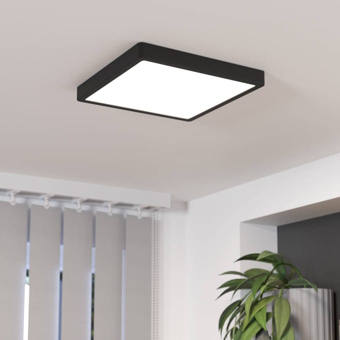 EGLO Fueva 5 Opbouwlamp - LED - 28,5 cm - Zwart - Dimbaar