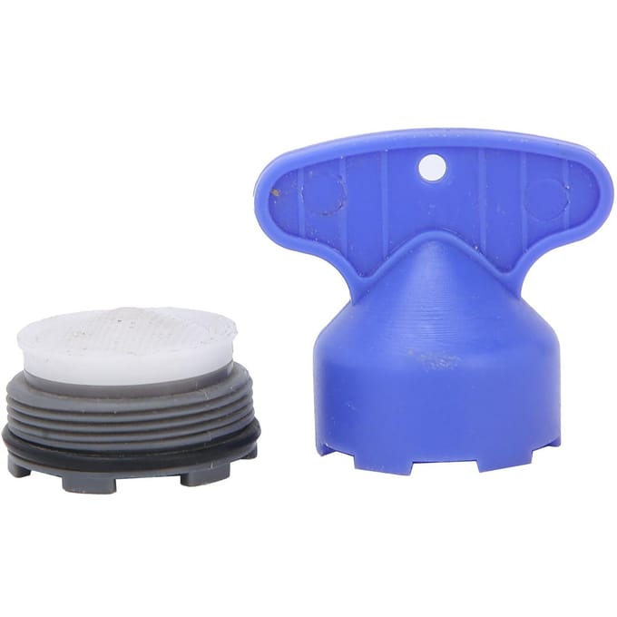 Filtre Mousseur de Robinet Intégré Pièces de Rechange pour Aérateur d'Évier de Cuisine Salle de Bain(M24 ) blue