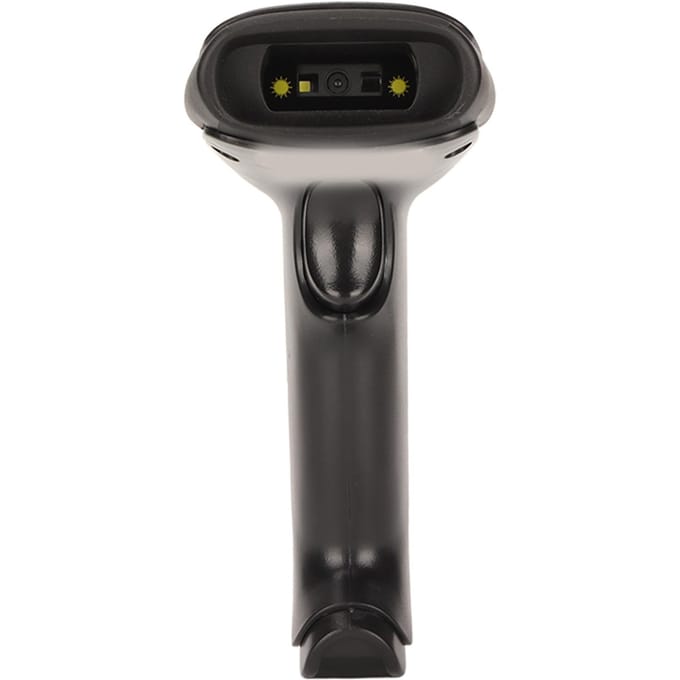 1D 2D Handheld Barcode Scanner Ergonomische Zwarte Bedrade Barcode Scanner voor Commerciële Detailhandel gray