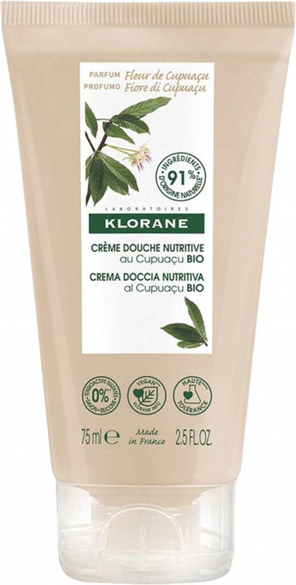 Klorane Huid Fleur de Frangipanier Crème de douche Frangipanier 75ml