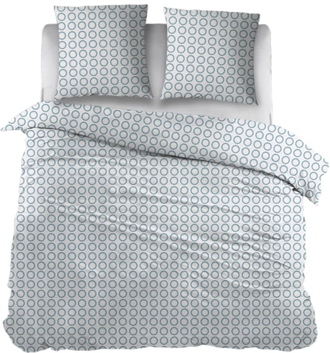 Snoozing Ingeborg Dekbedovertrek - Extra breed - 260x200/220 cm - Blue