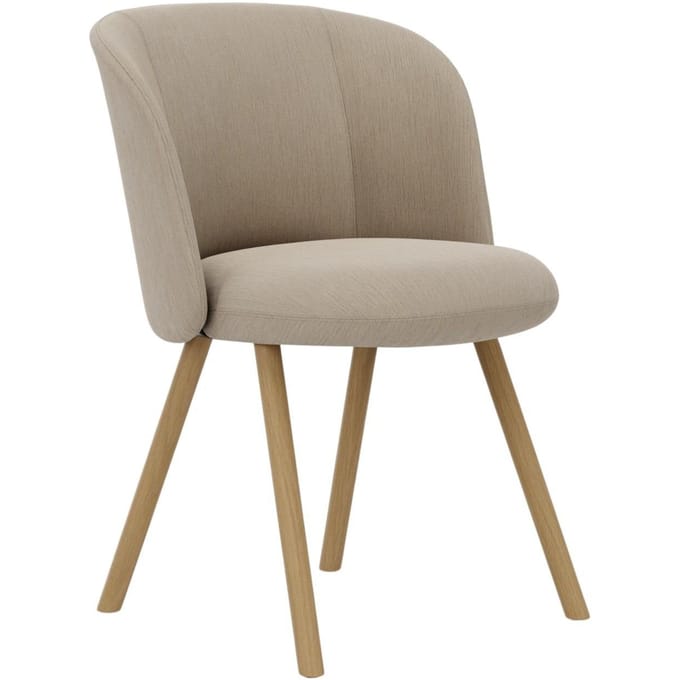 Vitra Mikado stoel eiken frame - Iroko 2 crème