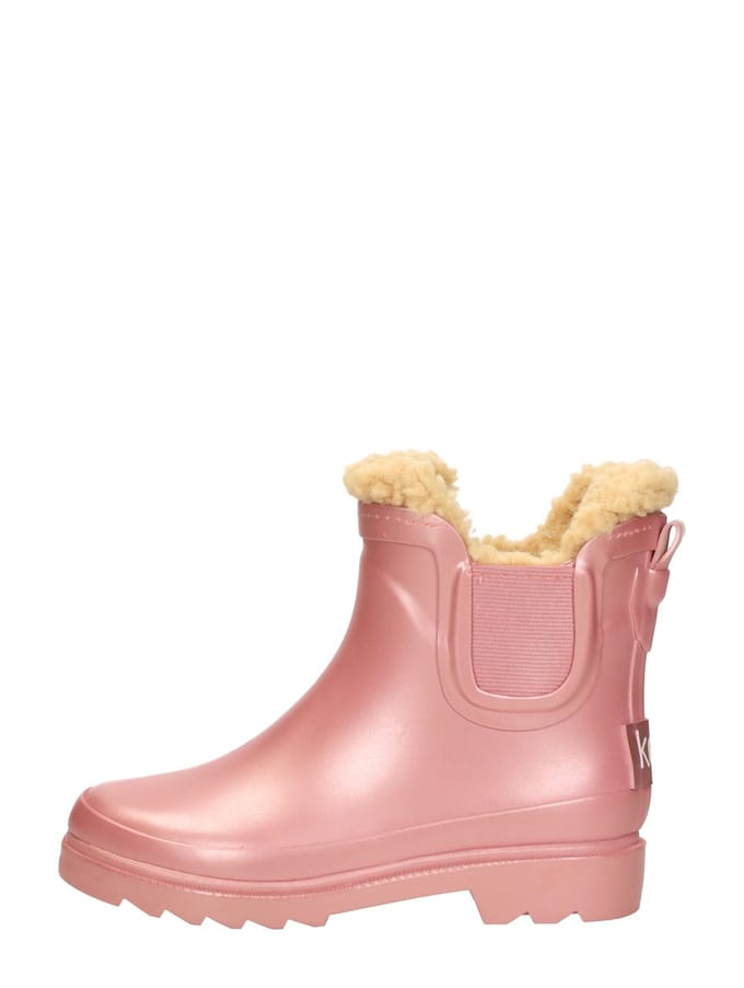 KEQ Chelsea Rainboots Fur Kinderlaarzen - Roze - Maat 33/34