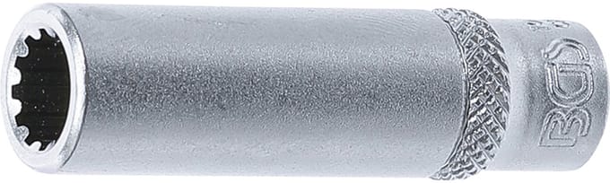 BGS Dopsleuteldop Gear Lock, diep - 1/4 - 8 mm