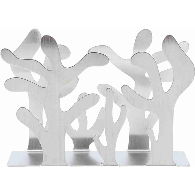 Roestvrij Staal Planten Vorm Tissuehouder Dispenser Servettenrek Tafel Papierrek white