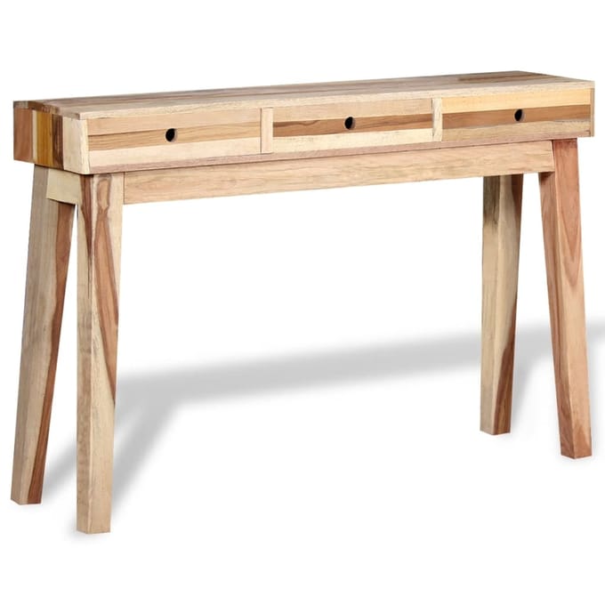 vidaXL Wandtafel massief gerecycled hout