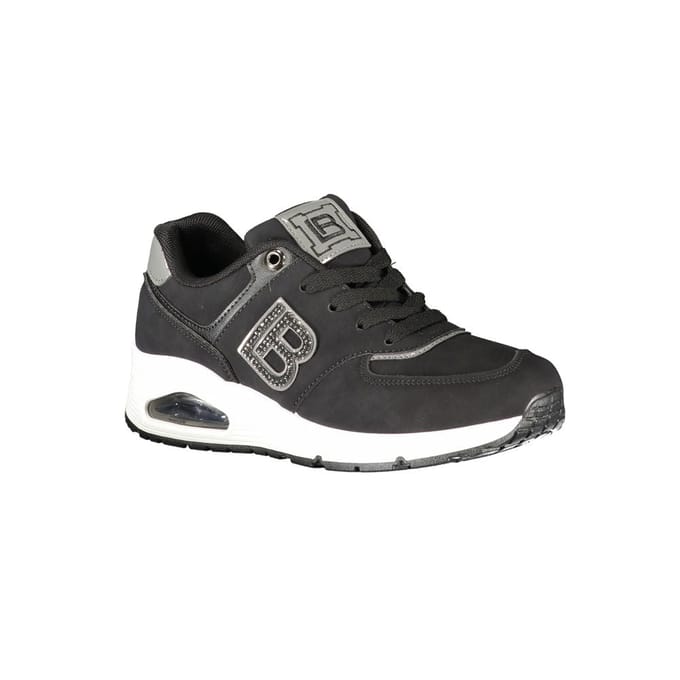 Laura Biagiotti Zwarte Polyurethaan Dames Sneakers