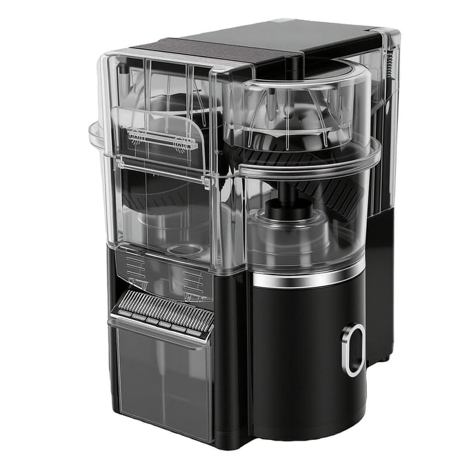 Sinaasappelpers 20 Seconden Snel Sap Persen 500ML Capaciteit 8 Sleuven Zwart Elektrische Citruspers L gray